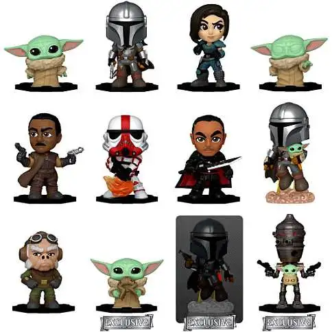 Funko Star Wars Mystery Minis The Mandalorian Exclusive Mystery Box [12 Packs, Exclusive Specialty Series Version]