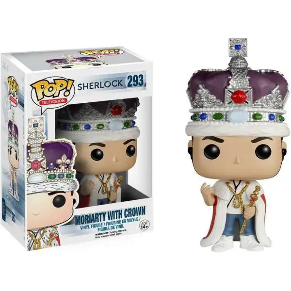 Funko Sherlock POP! Television Moriarty with Crown Vinyl Figure #293 [Damaged Package]