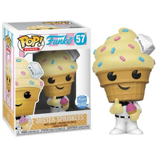 Spastik Plastik POP! Funko Mister Sprinkles Exclusive Vinyl Figure #57 [Vanilla]