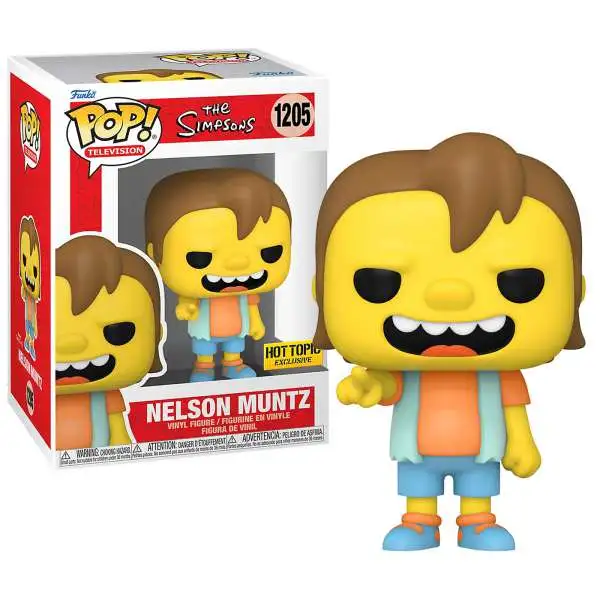 Funko The Simpsons POP! Television Nelson Muntz Exclusive Vinyl Figure #1205