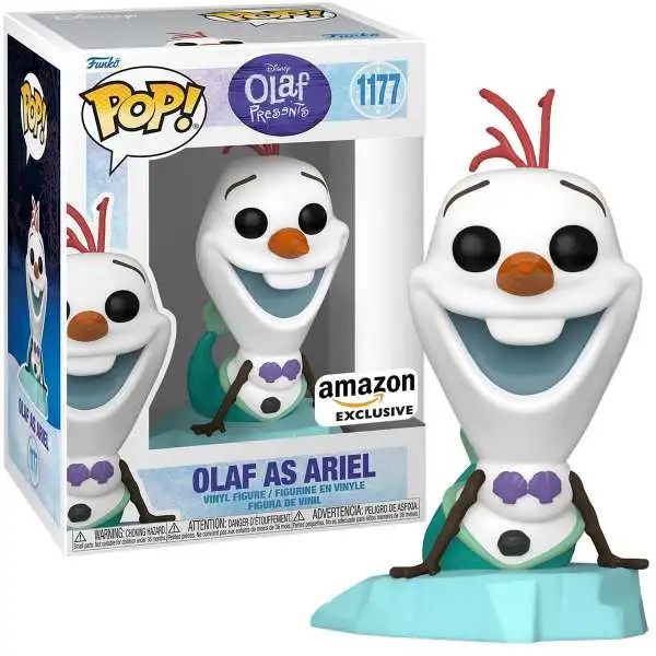 Funko Olaf Presents POP! Disney Olaf as Ariel Vinyl Figure #1177 [Damaged Package]