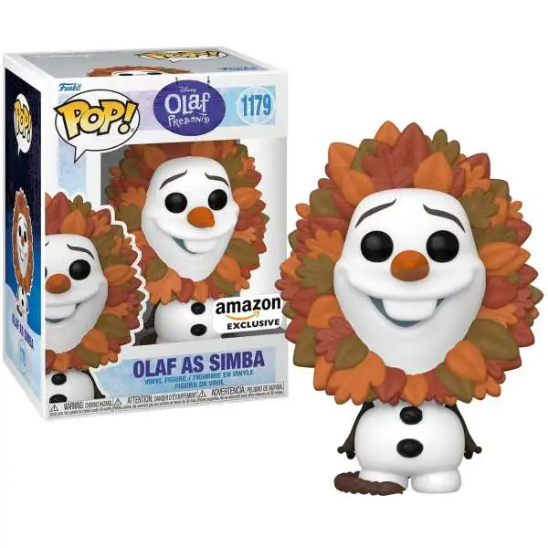 Funko Olaf Presents POP! Disney Olaf as Simba Vinyl Figure #1179 [Damaged Package]