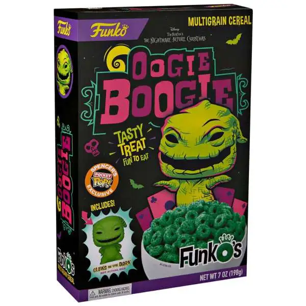 FunkO's The Nightmare Before Christmas Oogie Boogie Exclusive 7 Ounce Breakfast Cereal