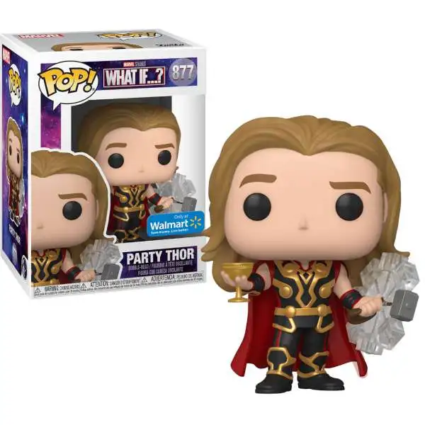 Funko What If? POP! Marvel Party Thor Exclusive Vinyl Figure #877
