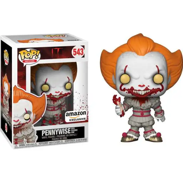 Funko IT Movie (2017) POP! Movies Pennywise with Severed Arm Exclusive Vinyl Figure #543 [Damaged Package]