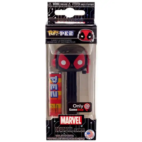 Funko Marvel POP! PEZ Deadpool Exclusive Candy Dispenser [Gamer, Black & Red]