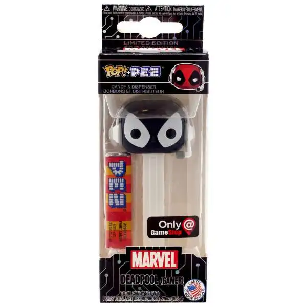 Funko Marvel POP! PEZ Deadpool Exclusive Candy Dispenser [Gamer, Black & White]