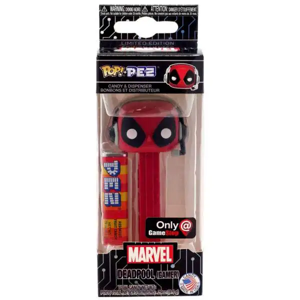 Funko Marvel POP! PEZ Deadpool Exclusive Candy Dispenser [Gamer]