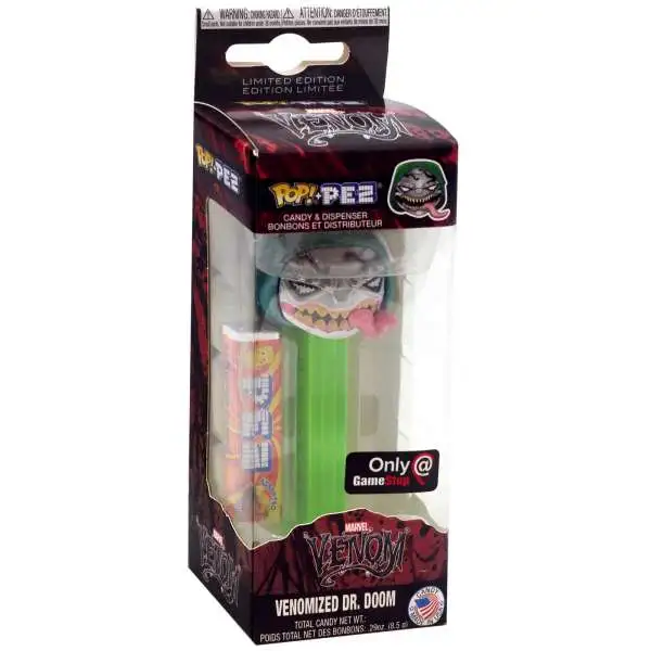 Funko Marvel POP! PEZ Venomized Dr. Doom Exclusive Candy Dispenser [Green]