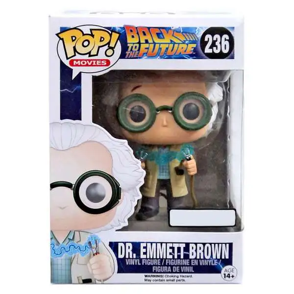 Funko Back to the Future POP! Movies Dr. Emmet Brown Exclusive Vinyl Figure #236 [Time Travel, Damaged Package]