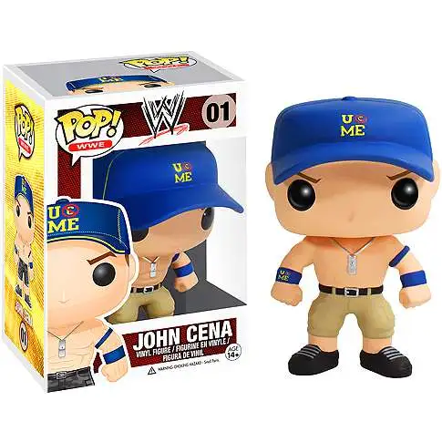 Funko WWE Wrestling POP! WWE John Cena Vinyl Figure #01 [Blue Hat]