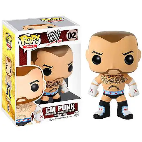 Funko WWE Wrestling POP! WWE CM Punk Vinyl Figure #02