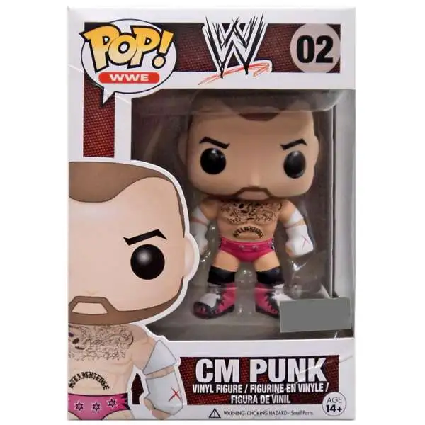 Funko WWE Wrestling POP! WWE CM Punk Exclusive Vinyl Figure #02 [Pink Trunks]