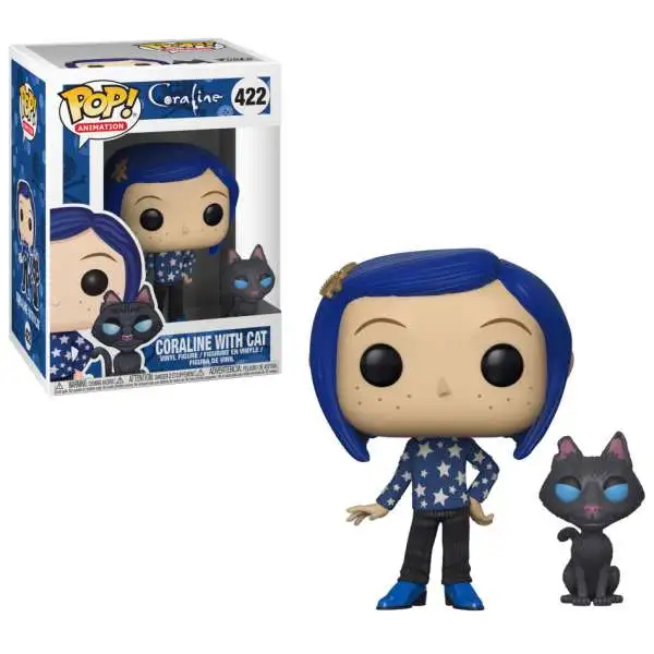 Funko POP! Animation Coraline with Cat Buddy Vinyl Figure #422 [Damaged Package]