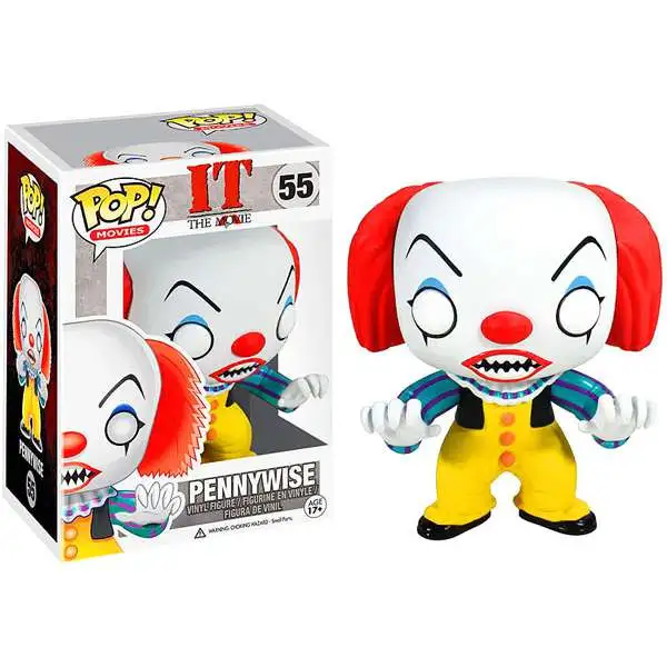 Funko IT Movie (1990) POP! Movies Pennywise Vinyl Figure #55 [Damaged Package]