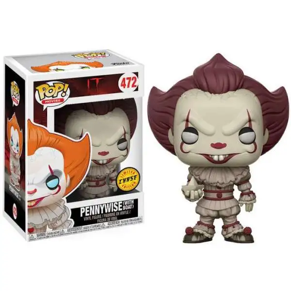 Funko IT Movie (2017) POP! Movies Pennywise (with Boat) Vinyl Figure #472 [Sepia Colored, Chase Version]