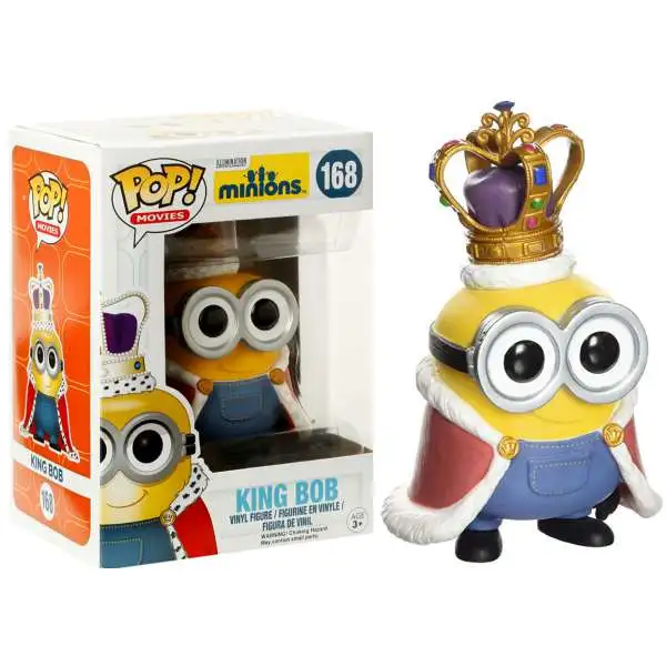 Funko Despicable Me Minions Movie POP! Movies King Bob Vinyl Figure #168
