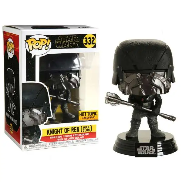 Funko The Rise of Skywalker POP! Star Wars Knight of Ren Exclusive Vinyl Figure #332 [War Club, Damaged Package]