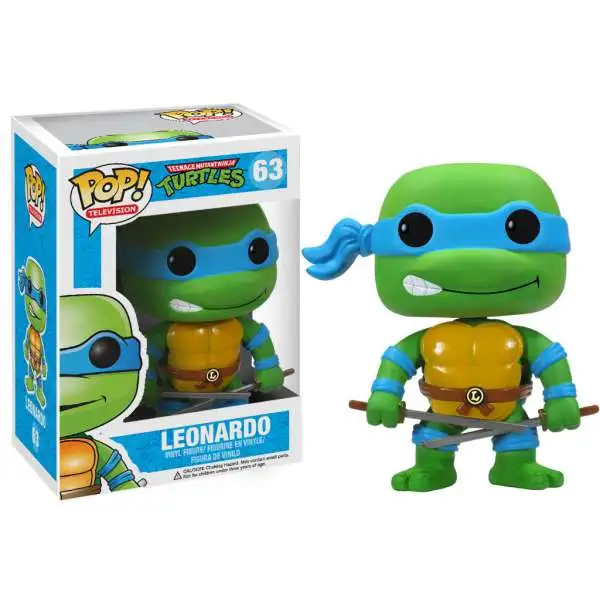 Funko Teenage Mutant Ninja Turtles POP! Television Leonardo Vinyl Figure #63