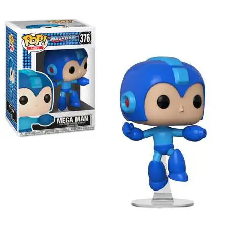 Funko POP! Games Mega Man Vinyl Figure #376 [Jumping, Damaged Package]