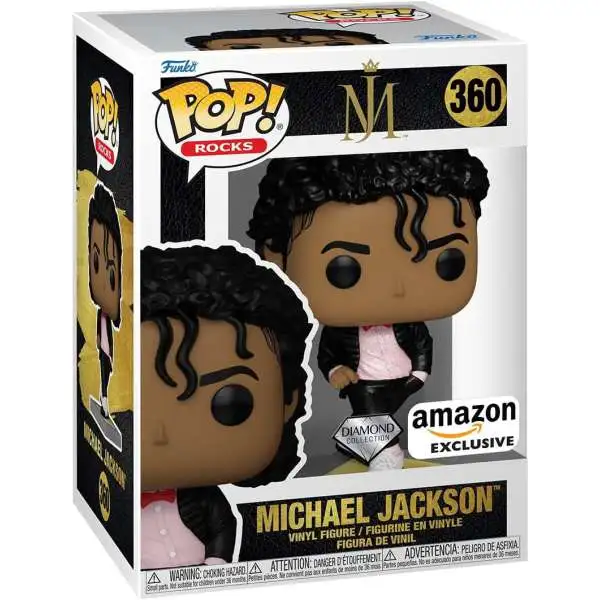 Funko POP! Rocks Michael Jackson Exclusive Vinyl Figure #360 [Billie Jean, Diamond Collection]