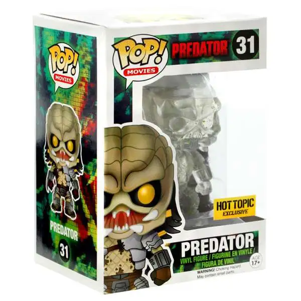 Funko POP! Movies Predator Exclusive Vinyl Figure #31 [Translucent Bloody Variant, Damaged Package]