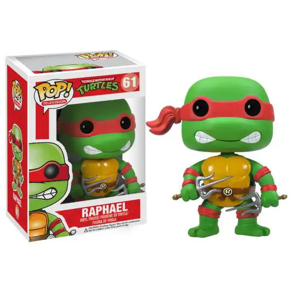 Funko Teenage Mutant Ninja Turtles POP! Television Raphael Vinyl Figure #61