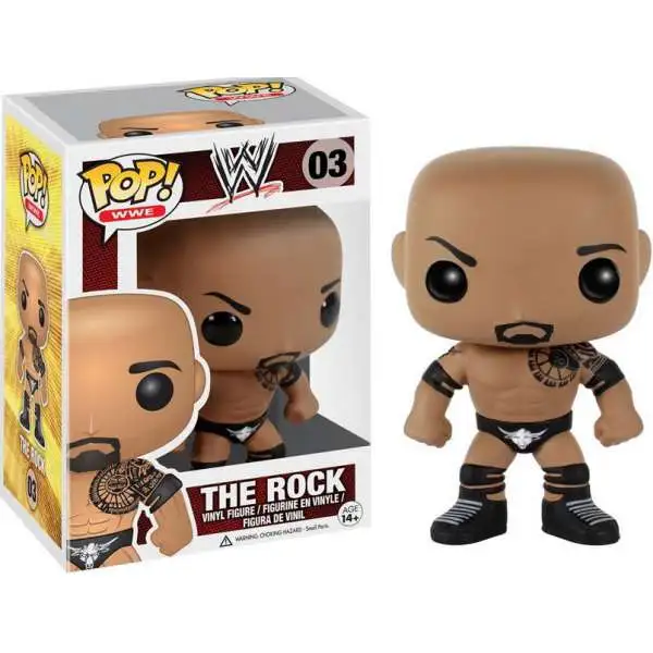 Funko WWE Wrestling POP! WWE The Rock Vinyl Figure #03