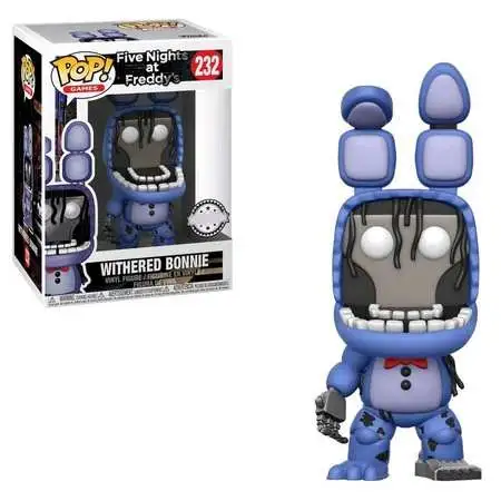 Funko Five Nights at Freddy's POP! Games Withered Bonnie Exclusive Vinyl Figure #232