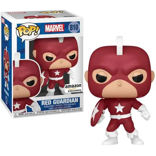 Funko POP! Marvel Red Guardian Exclusive Vinyl Bobble Head #810 [Year of the Shield]