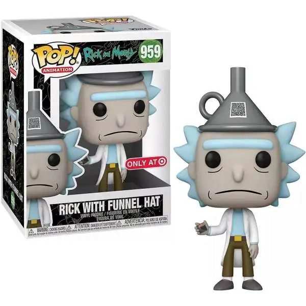 Funko Rick & Morty POP! Animation Rick with Funnel Hat Exclusive Vinyl Figure #959 [Damaged Package]