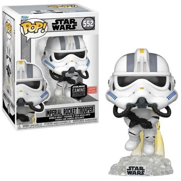 Funko Gaming Greats POP! Star Wars Imperial Rocket Trooper Exclusive Vinyl Bobble Head #552