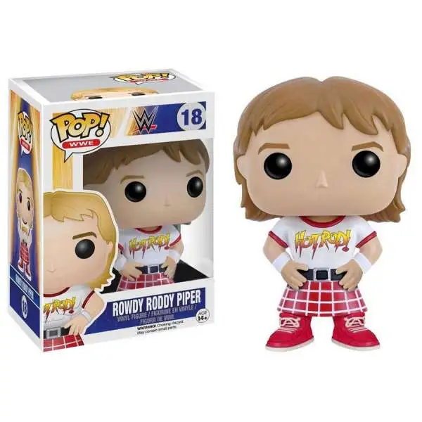 Funko WWE Wrestling POP! WWE Rowdy Roddy Piper Vinyl Figure #18