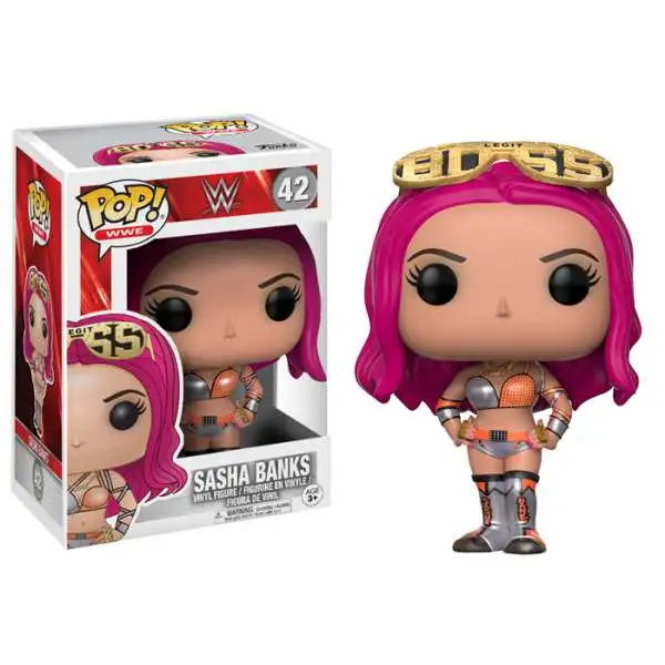 Funko WWE Wrestling POP! WWE Sasha Banks Vinyl Figure #42