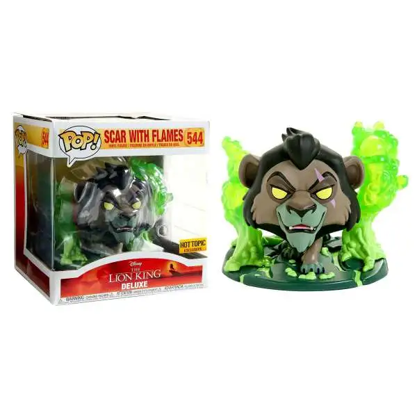 Funko The Lion King POP! Disney Scar with Flames Exclusive Vinyl Figure #544 [Green]