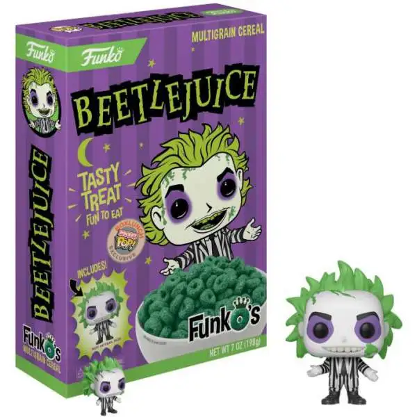 FunkO's Beetlejuice Exclusive 7 Ounce Breakfast Cereal