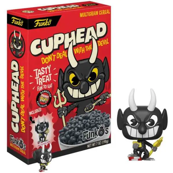FunkO's Cuphead Exclusive 7 Ounce Breakfast Cereal [Red Box, The Devil]