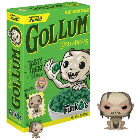 FunkO's Lord of the Rings Gollum Exclusive 7 Ounce Breakfast Cereal