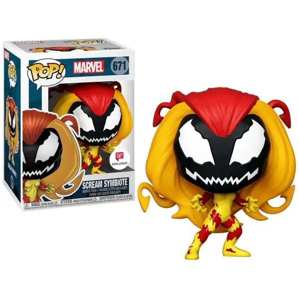 Funko Spider-Man POP! Marvel Scream Symbiote Exclusive Vinyl Figure #671