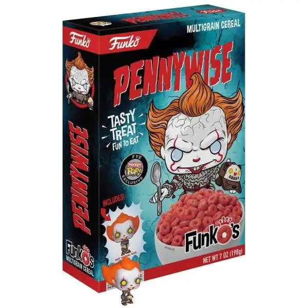 IT Movie Chapter 2 FunkO's Pennywise Exclusive 7 Ounce Breakfast Cereal [2019]