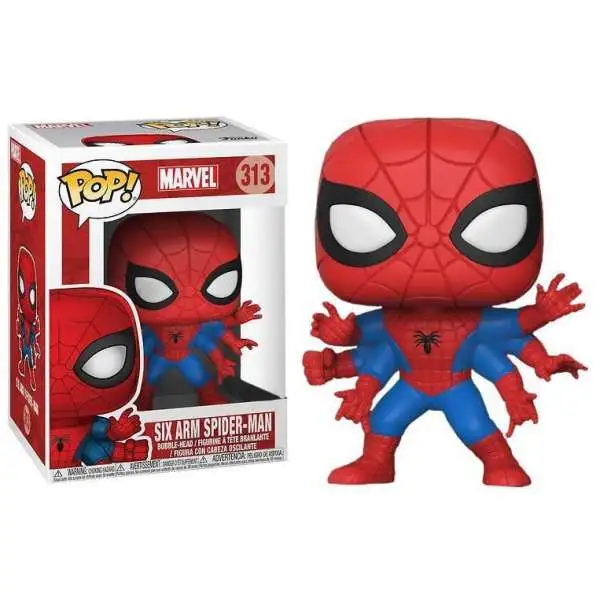 Funko POP! Marvel Six Arm Spider-Man Exclusive Vinyl Bobble Head #313