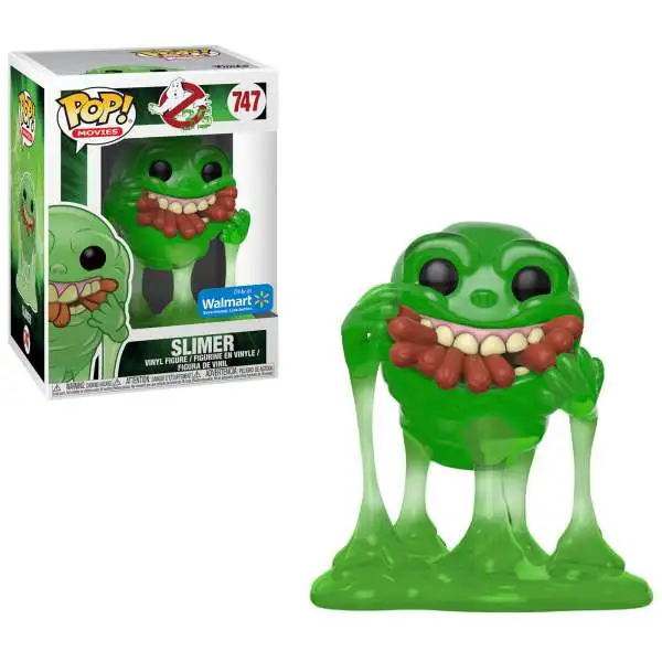 Funko Ghostbusters POP! Movies Slimer with Hot Dogs Exclusive Vinyl Figure #747 [Translucent, Damaged Package]
