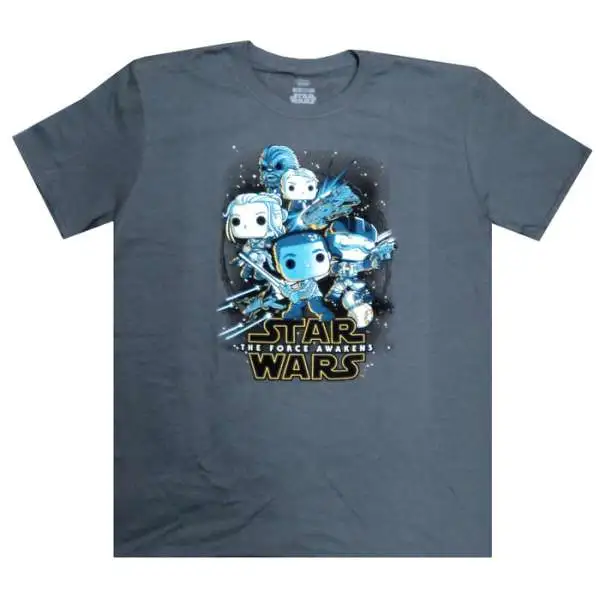 Funko Star Wars The Force Awakens POP! Tees Resistance Rebels Exclusive T-Shirt [X-Large]