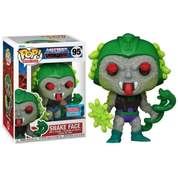 Funko Masters of the Universe POP! Retro Toys Snake Face Exclusive Vinyl Figure #95