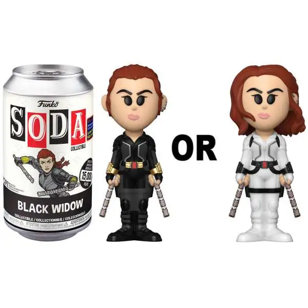 Funko Marvel Vinyl Soda Black Widow Limited Edition of 15,000! Figure [1 RANDOM Figure, Look For The Chase!]