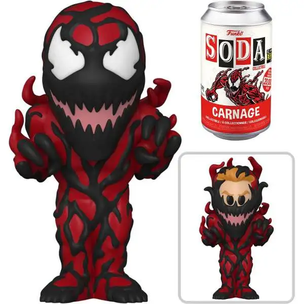 Funko Marvel Vinyl Soda Carnage Exclusive Limited Edition of 20,000! Figure [1 RANDOM Figure, Look For The Chase!]