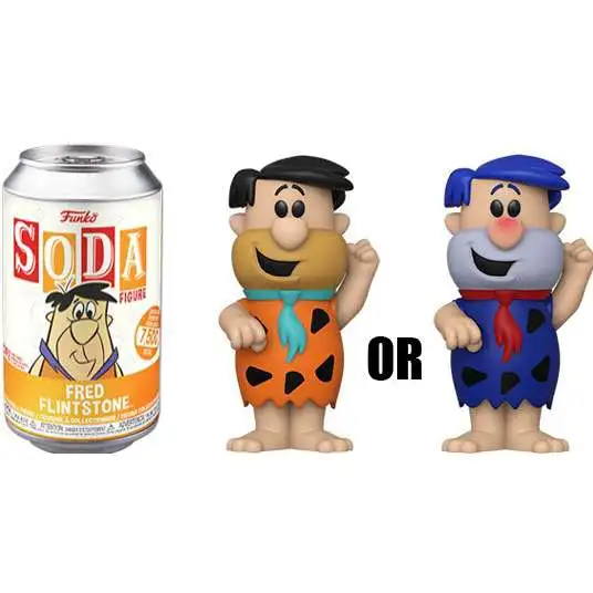 Funko Hanna-Barbera Vinyl Soda Fred Flintstone Limited Edition of 7,500! Figure [1 RANDOM Figure, Look For The Chase!]