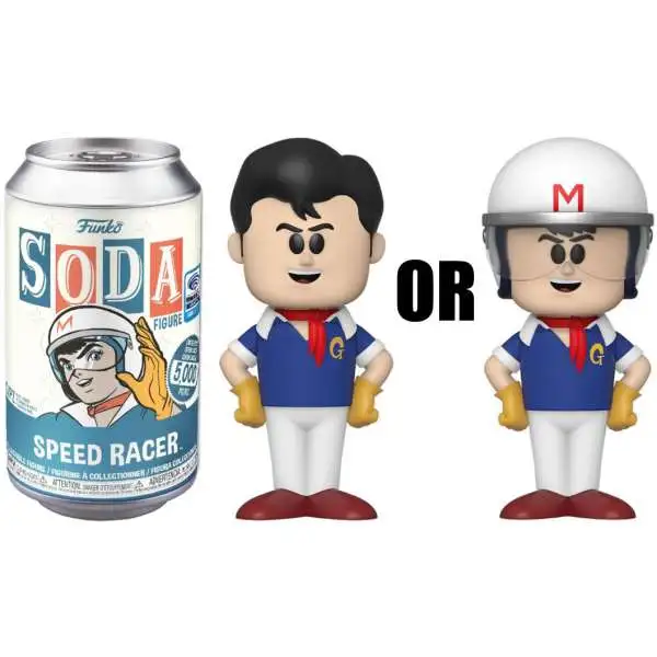 Funko Vinyl Soda Speed Racer Limited Edition of 5,000! Figure [1 RANDOM Figure, Look For The Chase!]