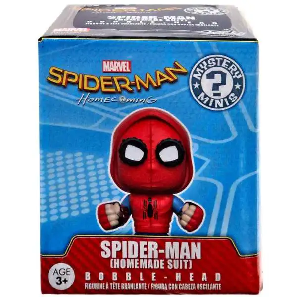 Funko Marvel Mystery Minis Spider-Man Exclusive Vinyl Bobble Head [Homemade Suit]