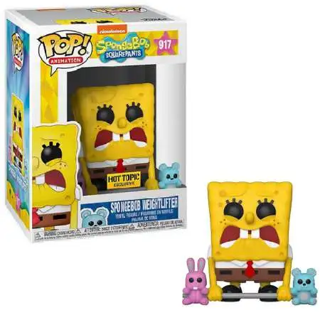 Funko Spongebob Squarepants POP! Animation Spongebob Weightlifter Exclusive Vinyl Figure #917